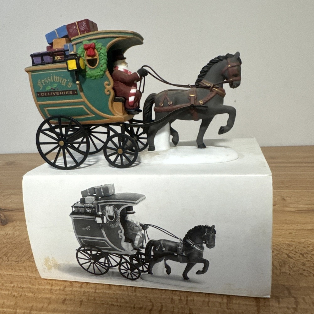 Dept 56 Heritage Village The Fezziwig Delivery Wagon 58400 Accessory